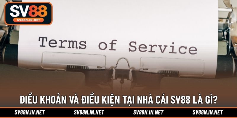 Điều khoản và điều kiện tại nhà cái SV88 là gì?