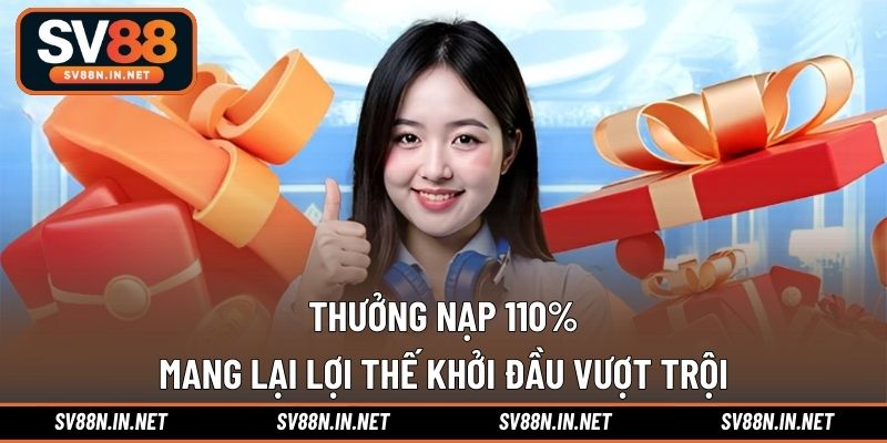 Thưởng nạp 110%