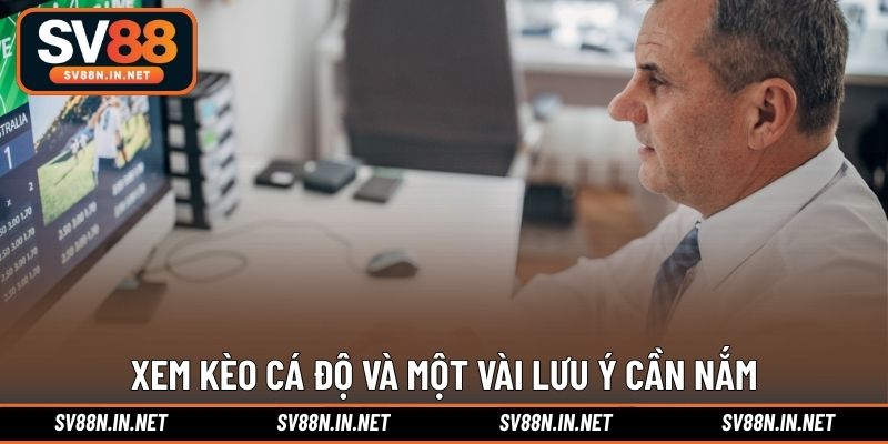 Xem kèo cá độ và một vài lưu ý cần nắm